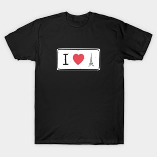 I Love Paris T-Shirt